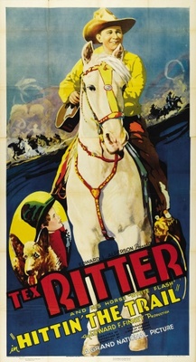 Hittin' the Trail movie poster (1937) poster with hanger