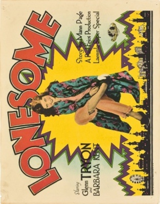 Lonesome movie poster (1928) canvas poster