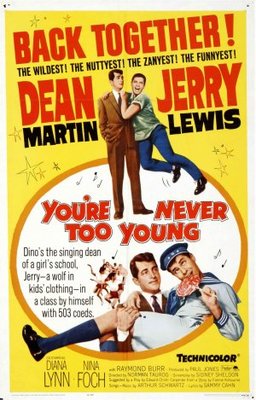 You're Never Too Young movie poster (1955) t-shirt