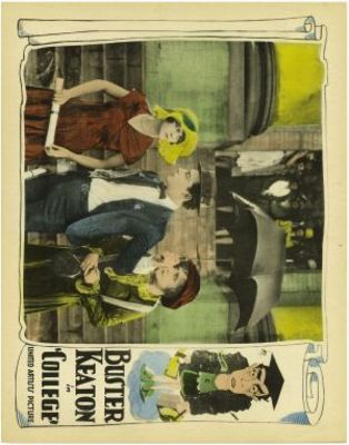 College movie poster (1927) wooden framed poster