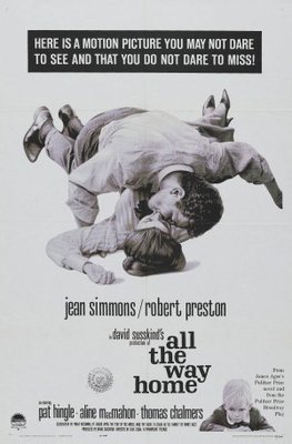 All the Way Home movie poster (1963) wood print