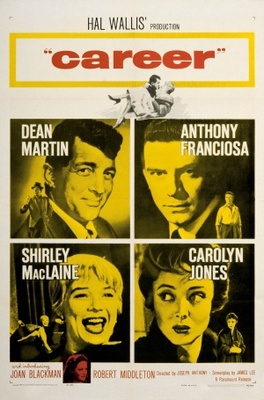 Career movie poster (1959) wood print