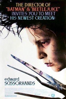 Edward Scissorhands movie poster (1990) Stickers MOV_32134054