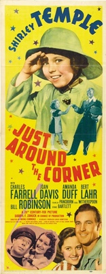 Just Around the Corner movie poster (1938) metal framed poster