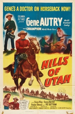 The Hills of Utah movie poster (1951) wooden framed poster