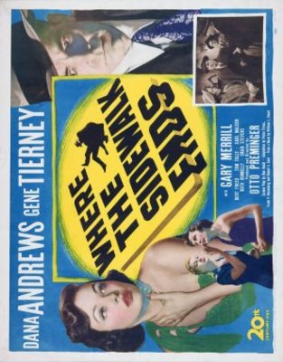 Where the Sidewalk Ends movie poster (1950) magic mug #MOV_32725883