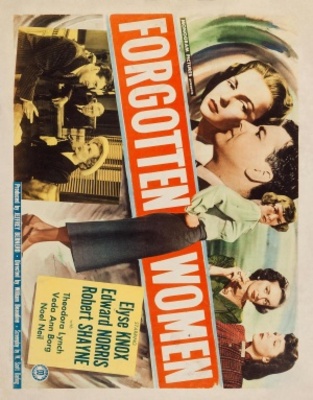 Forgotten Women movie poster (1949) wood print