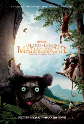 Island of Lemurs: Madagascar movie poster (2014) metal framed poster