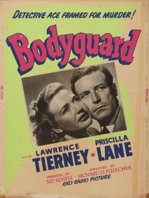 Bodyguard movie poster (1948) metal framed poster