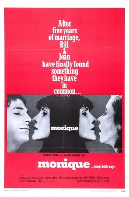 Monique movie poster (1970) canvas poster