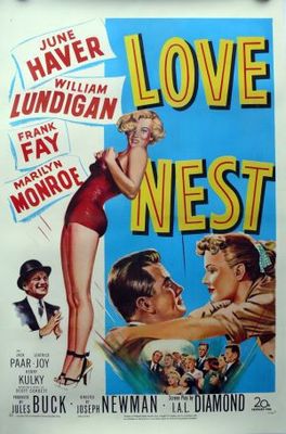 Love Nest movie poster (1951) metal framed poster