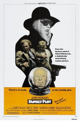 Family Plot movie poster (1976) wooden framed poster