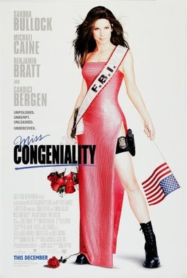 Miss Congeniality movie poster (2000) metal framed poster