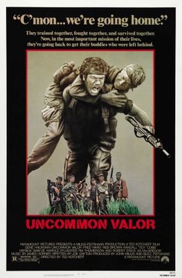 Uncommon Valor movie poster (1983) metal framed poster