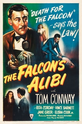 The Falcon's Alibi movie poster (1946) wooden framed poster
