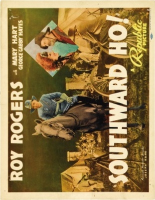 Southward Ho movie poster (1939) wooden framed poster