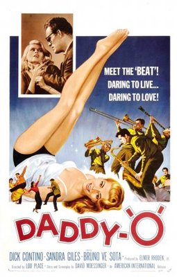 Daddy-O movie poster (1958) canvas poster