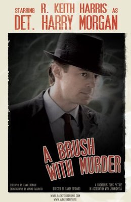 A Brush with Murder movie poster (2008) wood print