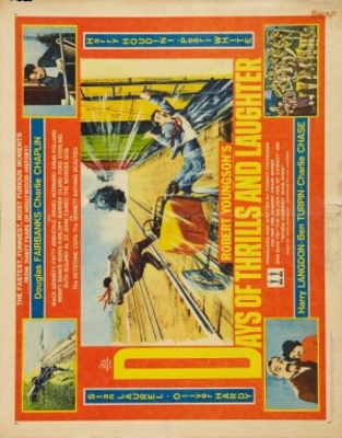 Days of Thrills and Laughter movie poster (1961) canvas poster