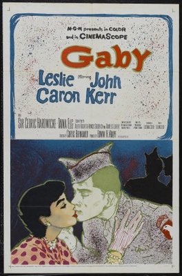 Gaby movie poster (1956) poster with hanger