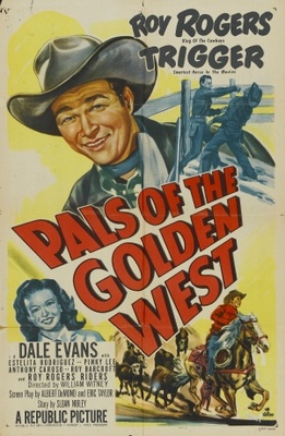 Pals of the Golden West movie poster (1951) canvas poster