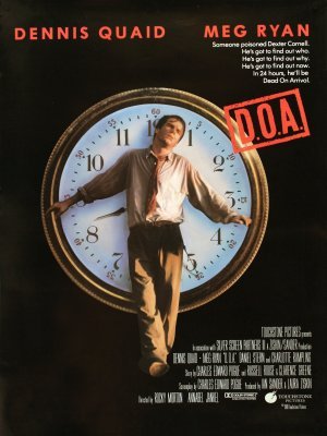 DOA movie poster (1988) wooden framed poster