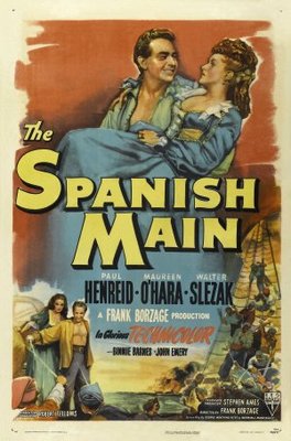 The Spanish Main movie poster (1945) poster