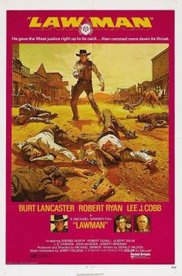 Lawman movie poster (1971) metal framed poster
