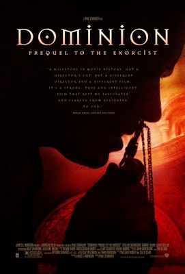 Dominion: Prequel to the Exorcist movie poster (2005) poster with hanger