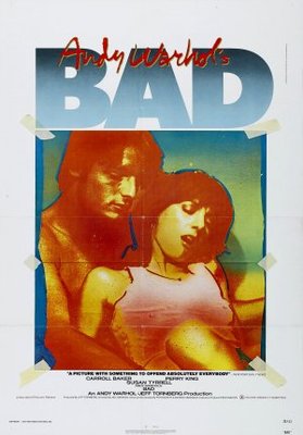 Bad movie poster (1977) metal framed poster