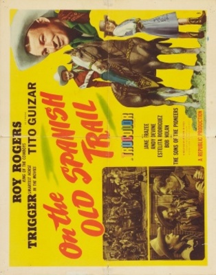 On the Old Spanish Trail movie poster (1947) canvas poster