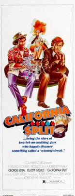 California Split movie poster (1974) canvas poster