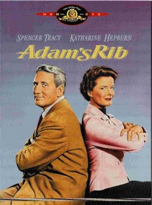 Adam's Rib movie poster (1949) wooden framed poster