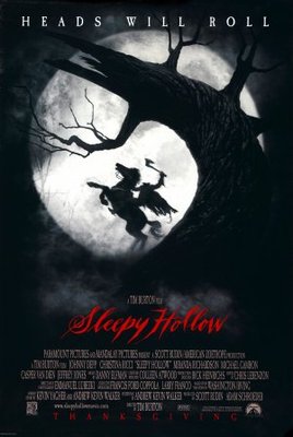 Sleepy Hollow movie poster (1999) poster with hanger