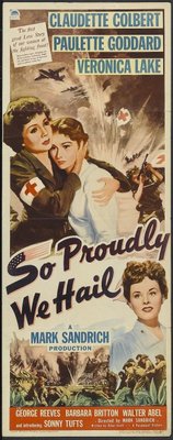 So Proudly We Hail! movie poster (1943) wood print