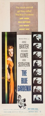 The Blue Gardenia movie poster (1953) Stickers MOV_33aa28ff