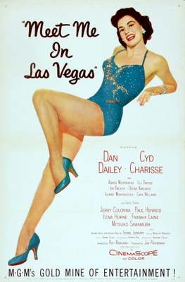 Meet Me in Las Vegas movie poster (1956) pillow