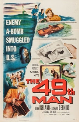 The 49th Man movie poster (1953) wooden framed poster