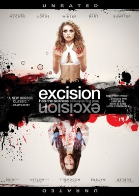 Excision movie poster (2012) wood print