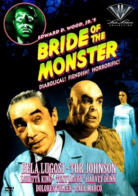 Bride of the Monster movie poster (1955) wooden framed poster