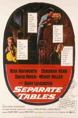 Separate Tables movie poster (1958) tote bag