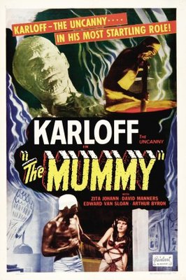 The Mummy movie poster (1932) wood print