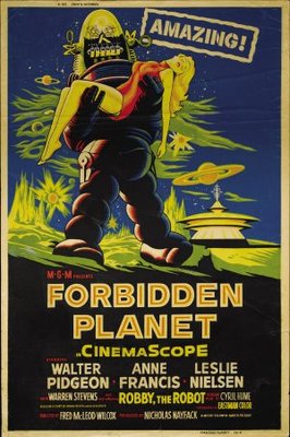 Forbidden Planet movie poster (1956) Stickers MOV_33e5adb5