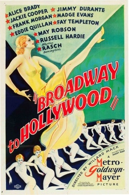 Broadway to Hollywood movie poster (1933) Stickers MOV_342ca6ed