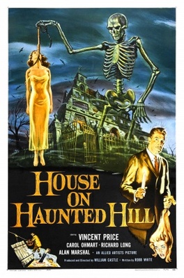 House on Haunted Hill movie poster (1959) t-shirt
