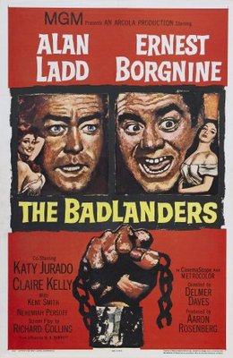 The Badlanders movie poster (1958) mug