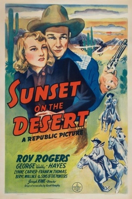 Sunset on the Desert movie poster (1942) canvas poster