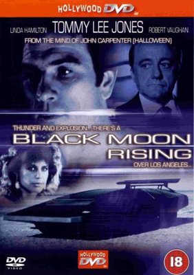 Black Moon Rising movie poster (1986) canvas poster