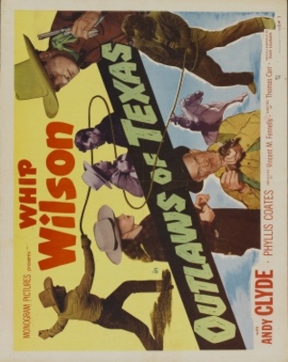 Outlaws of Texas movie poster (1950) canvas poster