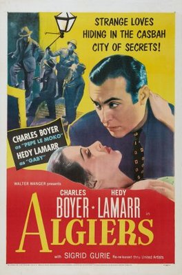 Algiers movie poster (1938) mug